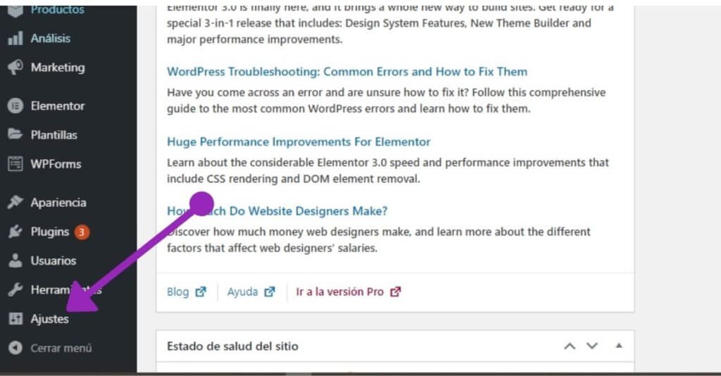 ¿Cómo cambiar el idioma de escritorio de WordPress? 1 Ajustes para cambiar el idioma en wordpress