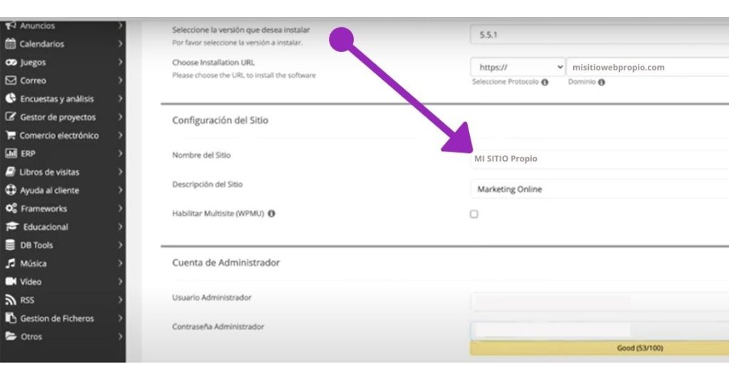19 pasos para Crear sitio web desde cero, sin saber programar 26 Dar un nombre a mi sitio web