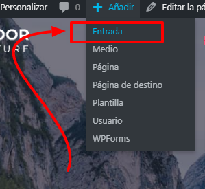 Crear un sitio web por tu cuenta propia 47 Anadir una entrada