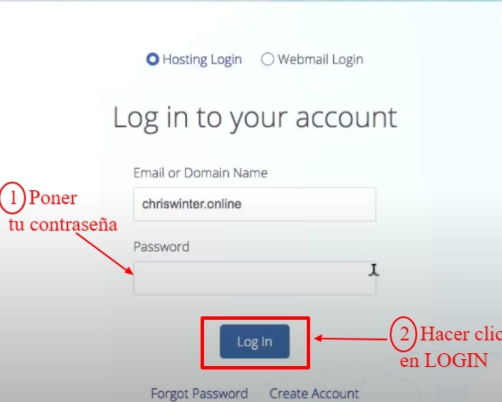 Crear un sitio web por tu cuenta propia 15 Login en bluehost para crear tu propio sitio web