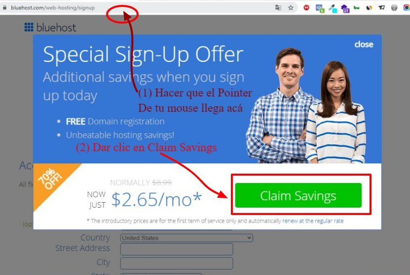 Crear un sitio web por tu cuenta propia 7 Obtener descuento de 70 en Bluehost