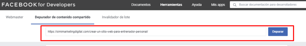 Solución: Facebook y Twitter no muestran imagen destacada de los enlaces de WordPress 2 Solución: Facebook y Twitter no muestran imagen destacada