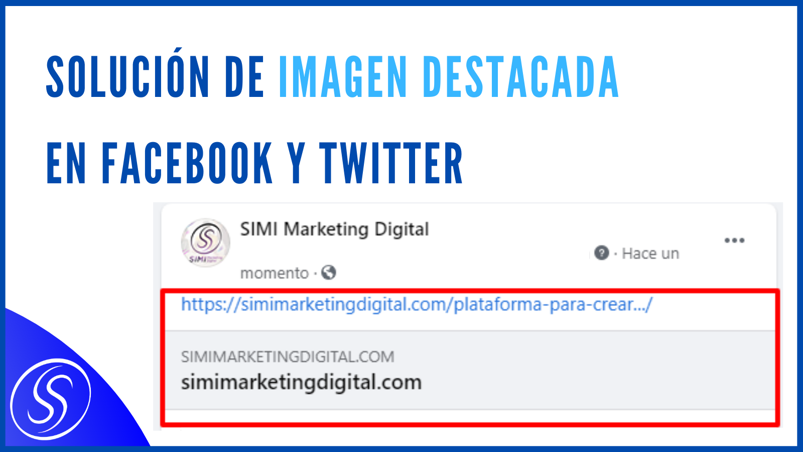 Solución de Facebook y Twitter no muestran imagen destacada de los enlaces de WordPress