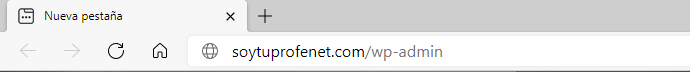 Crear un sitio web profesional para entrenador personal 20 tudominio.com wp admin