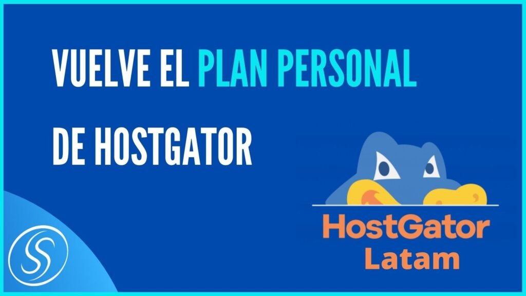 Vuelve el plan personal de hostgator mexico