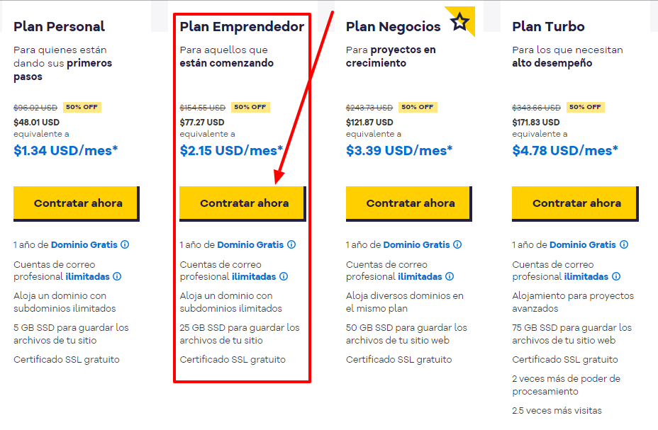 ¿Cómo comprar el plan Emprendedor Hostgator en 2025? 4 comprar el plan Emprendedor Hostgator en 2022