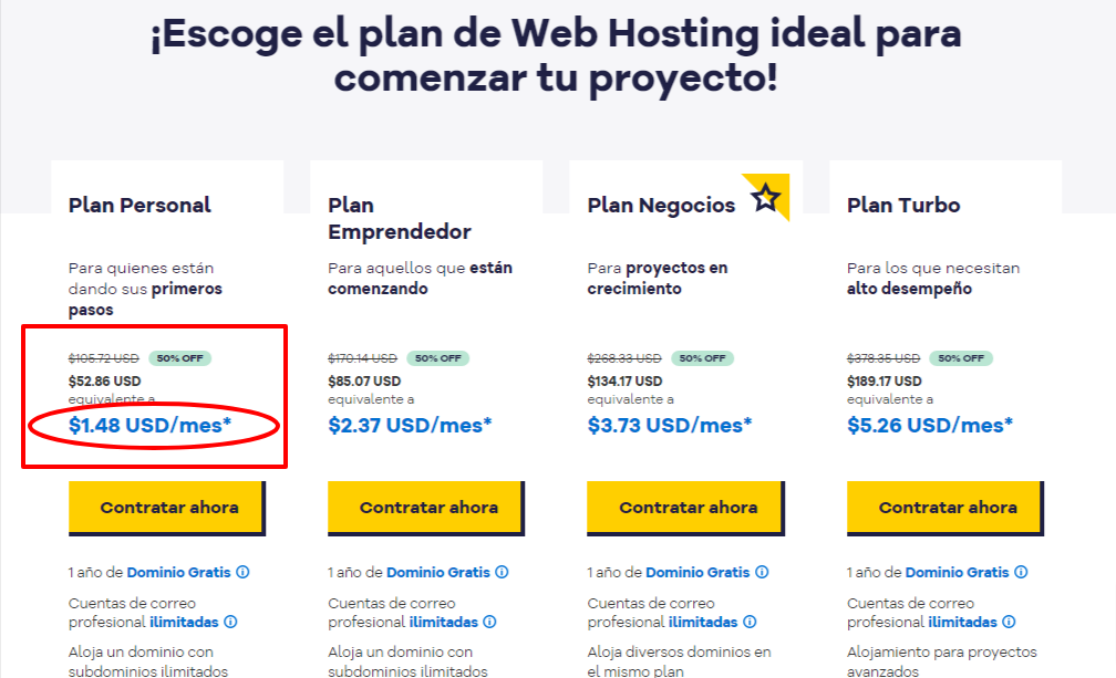 ¿Cómo ver los precios de los planes del hosting hostgator latam? y diferentes formas de contratación 2 diferentes precios de plan hosting hostgator latam