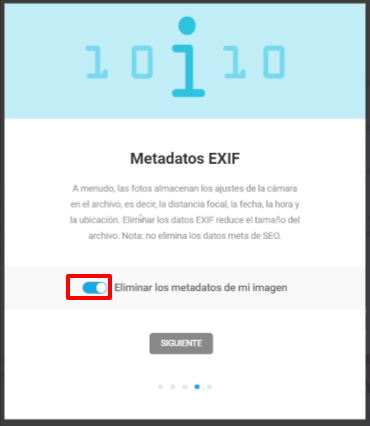 Mejorar la velocidad de WordPress en 3 pasos 12 Eliminar los metadtos de imagen con el plugin smush en wordpress