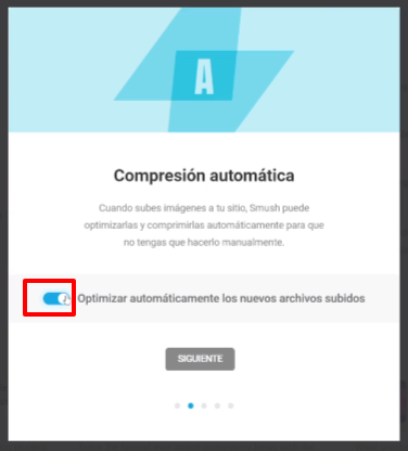 Mejorar la velocidad de WordPress en 3 pasos 10 Optimizar automaticamente los nuevos archivos subidos en Smush